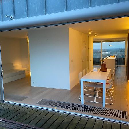 Appartamento Penthouse Sea-Loft Blankenberge, Uniek Zeezicht, Luxeloft Met 40M2 Terras! Esterno foto
