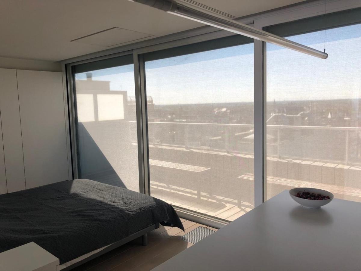 Appartamento Penthouse Sea-Loft Blankenberge, Uniek Zeezicht, Luxeloft Met 40M2 Terras! Esterno foto